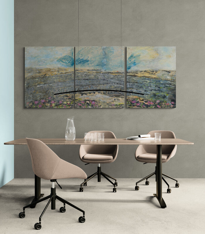 Triptychon Schichtungen Creux du Van