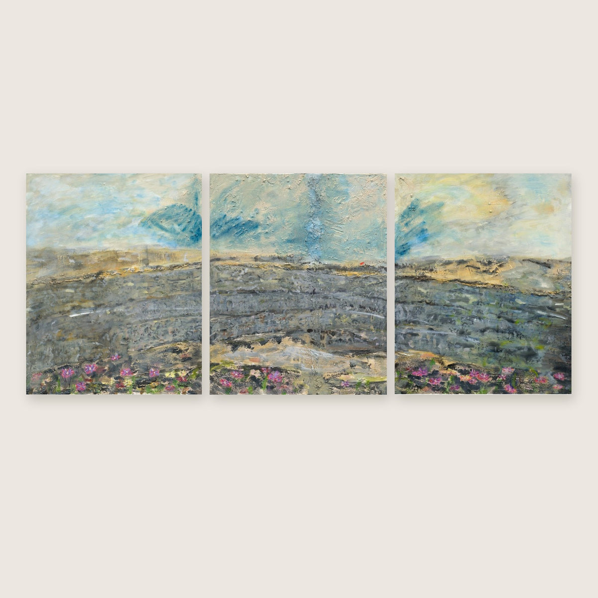 Triptychon Schichtungen Creux du Van
