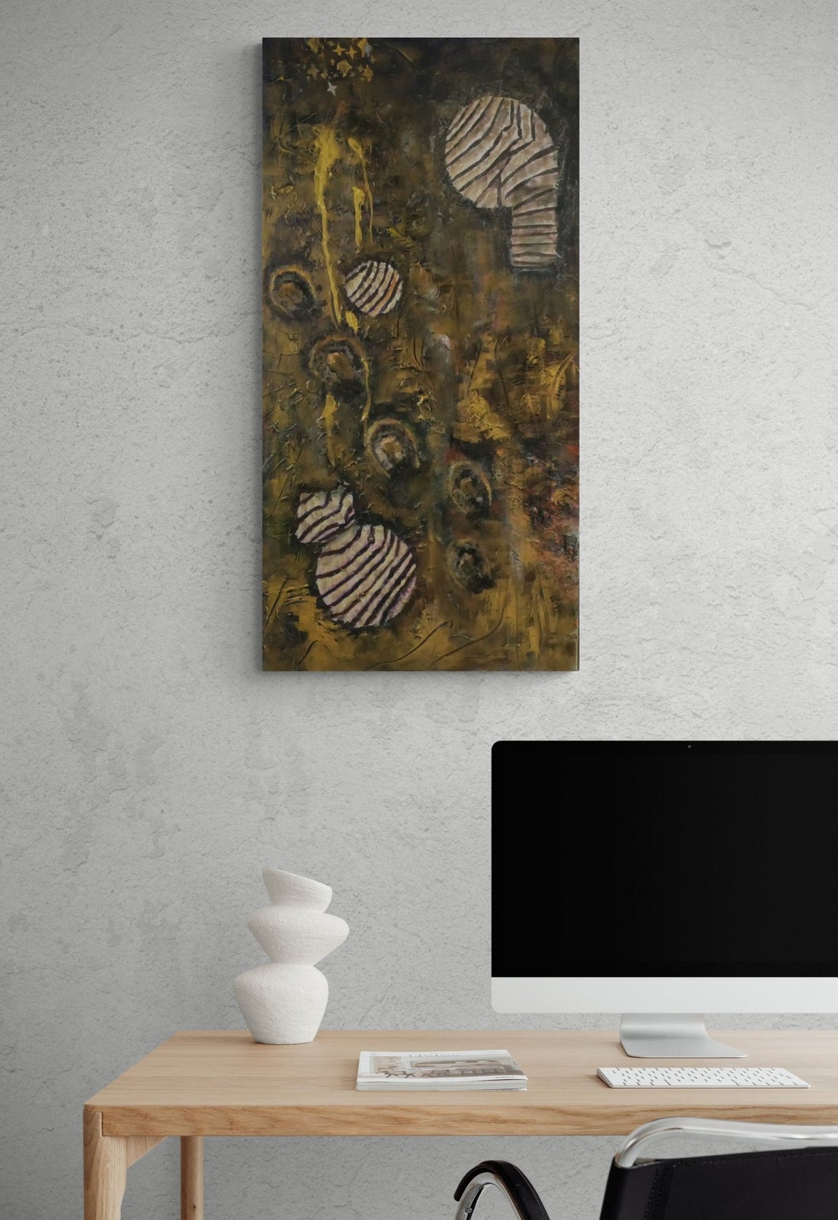 Herd of Zebras in Desert - Bunter Fine Art