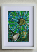 Queen with Ammonite Crown in green - Bunter Fine Art